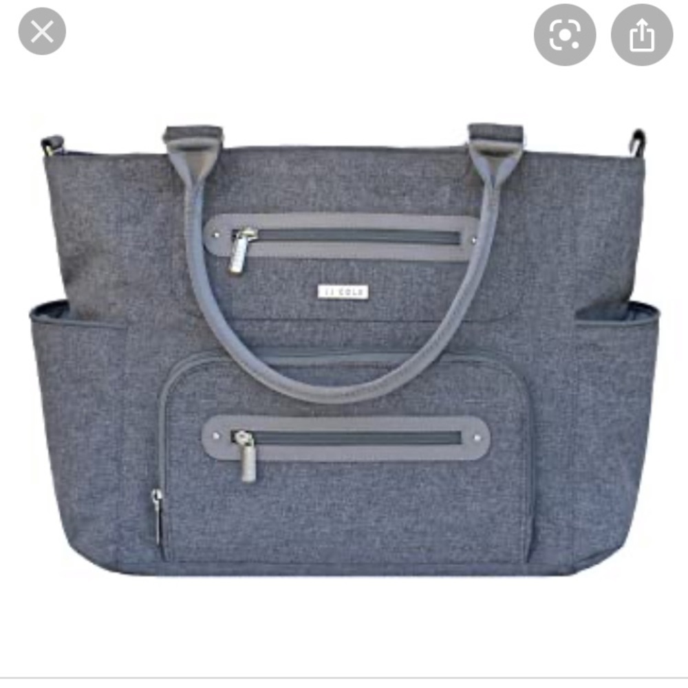 JJ Cole Caprice Diaper bag and Changing Clutch